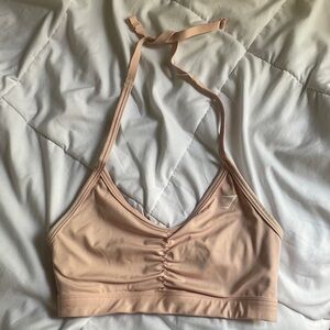 Gymshark Ruched Tie Neck Sports Bra